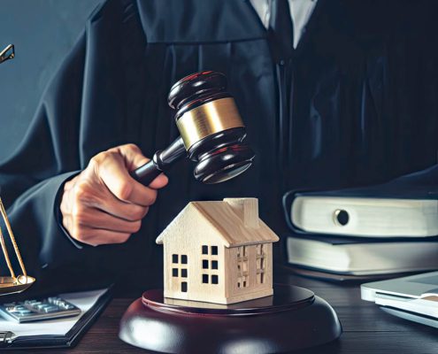 division of property in court. ai generative